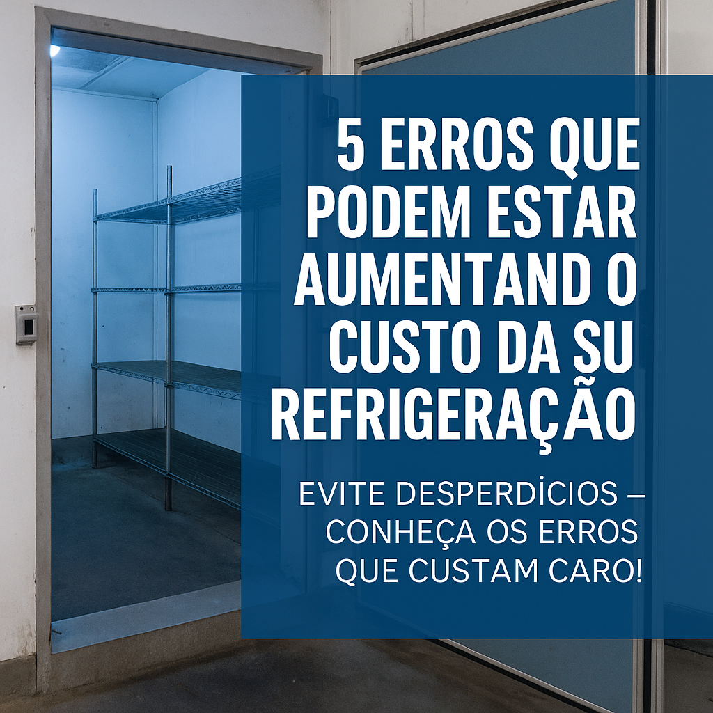 5 Erros que Podem Estar Aumentando o Custo da sua Refrigeração