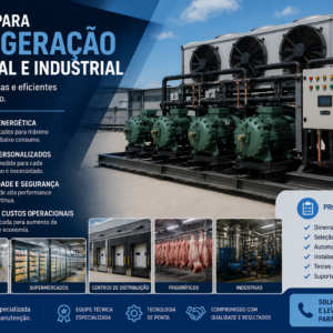 PROJETO PARA REFRIGERAÇÃO COMERCIAL E INDUSTRIAL