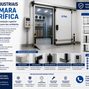 PORTAS INDUSTRIAIS PARA CÂMARA FRIGORÍFICA